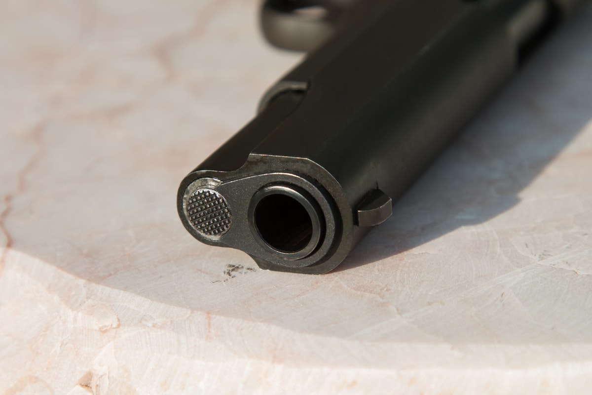 Gun close up